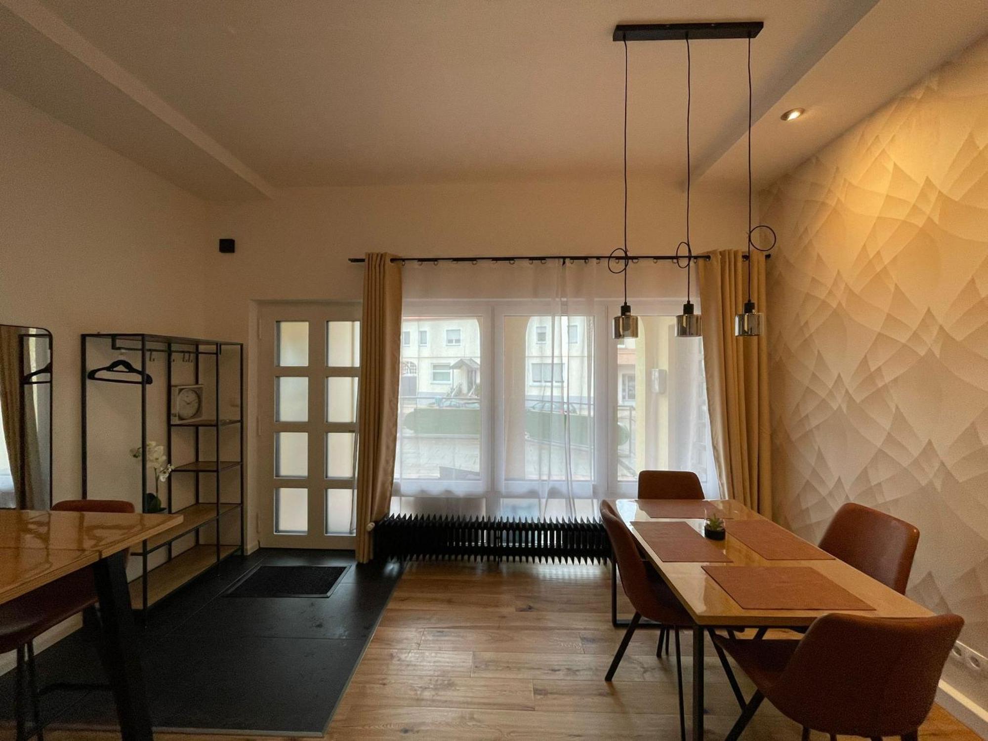 Ferienwohnung Schulerhaus Stetten am Kalten Markt Bagian luar foto
